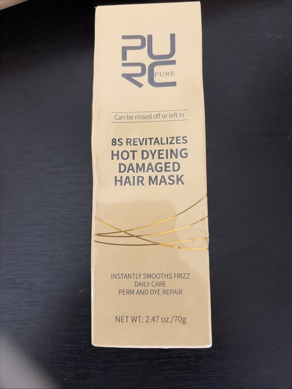 PURE 8S Revitalizes Hot Dyeing Damaged Hair Mask • 2.47 oz